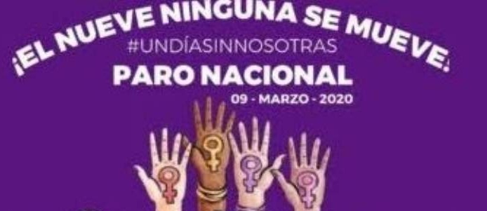 Parcial paro de mujeres #UnDiaSinNosotras