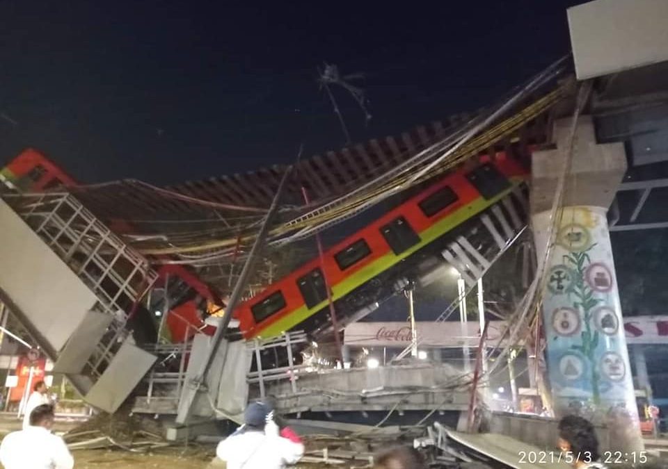 Colapsa Metro en Ciudad de México